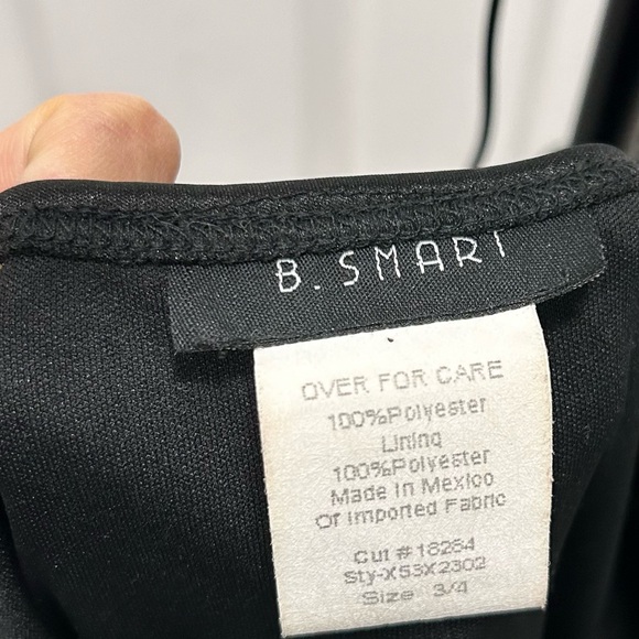 Elegant Black Dress with Chain Straps - Picture 2 of 5